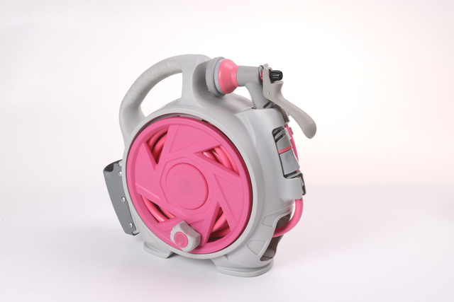 Профессиональный убирающийся садовый шланг катушка для промывания ирригационных автомобилей